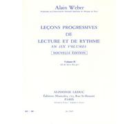 WEBER AL. - LEÇONS PROGRESSIVES DE LECTURE ET DE RYTHME VOL.2