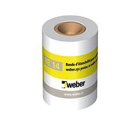 WEBER bande d'etancheite BE 14 pour une étanchéité fiable des joints de mouvement, des angles et des raccords entre sol et mur