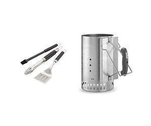 Weber Better Accessoires pour barbecues, Métal 6764 & 7416 - Cheminée à allumage Rapidfire