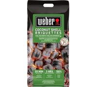 Weber Briquettes De Noix De Coco 4kg Noir