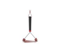 Weber Brosse de nettoyage à froid, 30,5 cm - Brosse à poils en nylon robuste pour nettoyer les grilles fraîches, design en forme de T à 3 côtés - Accessoire de barbecue
