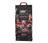 Weber Charbon de Bois Premium | Combustible naturel pour barbecue, allumage rapide en 15 minutes, longue durée de combustion, jusqu’à 1h30, 5 kg