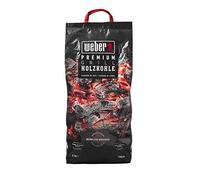 Weber Charbons de Bois Premium - Sac 5 kg - Charbon pour Barbecue - Combustible pour Barbecues Weber - Facile à Allumer - Chauffage Rapide - 100% Naturel, Bois Durable (1782640)
