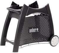 Weber Chariot Q / Chariot robuste avec roues pour barbecues à gaz série Q 2000, crochets porte-ustensiles intégrés, poignée latérale, rangement accessoires, 75,5 x 91 x 58 cm
