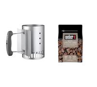 Weber Cheminée d’Allumage Compacte Rapidfire , Métal & Cubes Allume-Feux , Brun, Lot de 48