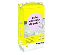 WEBER Colle spéciale carreaux de plâtre, 4kg, Blanc