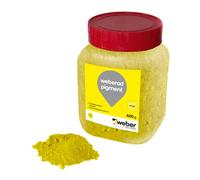 Weber Colorant en poudre pour béton et mortier, Jaune, 400g, WEBERAD PIGMENT