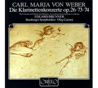 Weber – Concertos pour clarinette et orchestre Op. 26, 73, 74