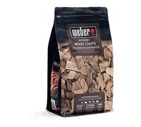 Weber Copaux de Fumage (Paquet de 700g) - Bois de Hickory, pour Le bœuf, Le Porc, Le gibier et la volaille, arôme Intense et légèrement sucré, 100% de Bois Naturel (17624)