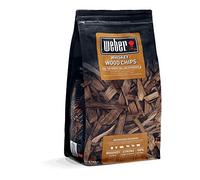 Weber Copaux de Fumage (Paquet de 700g) - Saveur Whiskey, fabriqués à partir de fûts de Whisky, pour Les légumes et Tous Types de viandes, Produit de l'UE, Bois certifié FSC (FSC Mix) (17627)