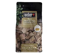 Weber Copeaux de bois de hêtre Bitburger / Accessoire barbecue, copeaux de fumage pour barbecue, arôme fruité avec note Bitburger, fumage doux, 0,7 kg