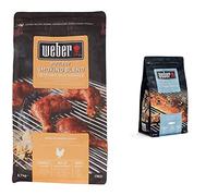 Weber Copeaux de Bois pour Fumage Saveur Volaille et Fruits de Mer - Pellets pour Cuisson - 0.7 kg - Combustible BBQ