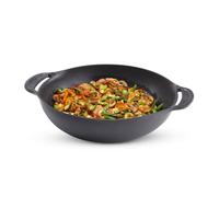 Weber Crafted Wok & Panier Vapeur/Set 2-en-1 en Acier Inoxydable pour saisir et Cuire à la Vapeur des légumes, de la Viande ou du Poisson - Argent (7607)