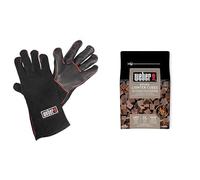 Weber Gants de Protection, Noir avec Cubes Allume-Feux , Brun, Lot de 48