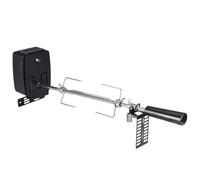 Weber Genesis Kit tournebroche en acier inoxydable pour barbecue avec support de moteur, barre et fourchette, capacité de charge 7 kg