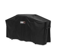 Weber Housse de protection pour plancha / Compatible avec les modèles Slate 43 cm et 56 cm avec support, ajustable pour barbecue avec tablettes latérales, protection UV, tissu recyclé déperlant