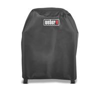 Weber Housse de Protection Premium pour Barbecue Lumin avec Support - Respirante, résistante aux UV et à l'eau, Protection Contre Le Vent et Les intempéries avec Fermeture Velcro - Noir (3401289)