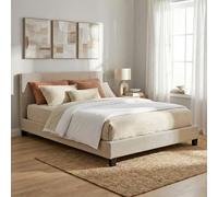WEBER INDUSTRIES Lit Dublin 160x200 + 1 sommier/Beige