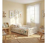 WEBER INDUSTRIES Lit Enfant 70x140 Nino Blanc avec Matelas