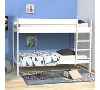 Weber Industries Lit superposé Brice 90x190 + 2 sommiers/Blanc