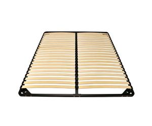 WEBER INDUSTRIES Sommier Métal RENO22 140x190 + 1 Pied Amovible/Noir