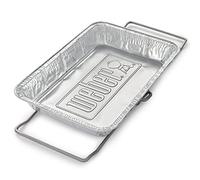 Weber Kit Wet-Smoke pour barbecues à pellets SmokeFire/ajoute de l’humidité à la Chaleur, avec bac à Eau en Aluminium, récupère Les Graisses - Argent (7004)