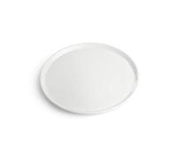 Weber Lot d'Assiettes Plates en Porcelaine - Deux Assiettes en Porcelaine pour Barbecue - Vaisselle en Porcelaine Weber - Accessoires Barbecue Weber - Lot de 2, 27.5cm, Blanc (17880)