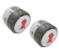Weber Lot de 2 Boutons de Commande éclairés pour Certains barbecues Summit 91538