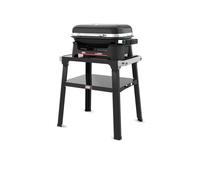 Weber Lumin Barbecue électrique avec Support/Jusqu’à 315 °C, avec thermomètre intégré au Couvercle, grilles en Fonte émaillée, Surface de Cuisson 33 × 49 cm, Noir (92010879)
