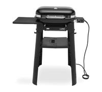 Weber Lumin Compact 91010879 Barbecue électrique, portable, 43 x 32 cm, atteint plus de 315 °C, polyvalent, idéal pour saisir, fumer, cuire à la vapeur ou cuire des aliments - Noir