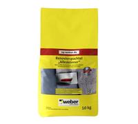 WEBER - Mastic de rénovation polyvalent pour feutre/plâtre fin - 10 kg - Blanc naturel - Arrosé de fibres - Imperméable - Pour l'intérieur et l'extérieur - Mortier de rénovation - Mortier sec -