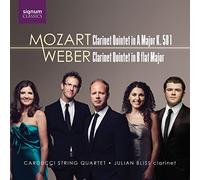 Weber-Mozart : Quintettes avec Clarinette