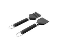 Weber Outils de Nettoyage Premium pour pellets, Set de 2 pièces composé d’Un grattoir et d’Une Brosse - Noir (3401278)