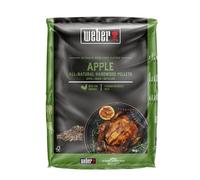 Weber Granulés de Bois - Bois de Pommier (8 kg) - Idéal pour Fumer la volaille - Granulés de Bois 100% Naturel - Convient pour Tous Les barbecues à granulés (3401055)