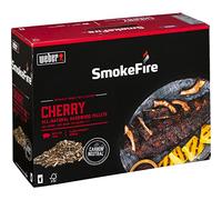 Weber Pellets en Bois de Cerisier (8kg) pour Barbecue à Pellets SmokeFire, 100% Naturel, Certifié FSC, Produit de l'UE (18293)