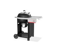 Weber Performer barbecue à charbon/couvercle et cuve en acier émaillé, grille de cuisson 57 cm avec tablette latérale, système de nettoyage One-Touch, thermomètre intégré, noir