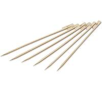 Weber Piques à Brochettes en Bambou - Pack de 25 Piques Jetables pour Barbecue - Pique à Nourriture Éco Responsable et Durable - Convient pour Viandes, Légumes, Fruits, Cuisson Barbecue et Four (6608)