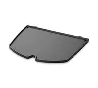 Weber plancha pour barbecue à gaz série Q 200/2000 / Plancha en fonte émaillée avec surface antiadhésive et bords relevés, accessoire barbecue durable, 1,3 x 27,5 x 39 cm, noir