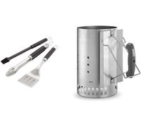 Weber Precision Ustensiles BBQ Lot de 3, noir inox