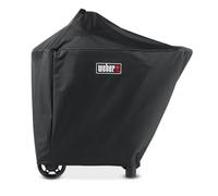 Weber Premium Housse de Protection pour Barbecue Performer 57 cm, Respirante, résistante aux UV et à l’Eau, Protection Contre Le Vent et Les intempéries, Noir (3401397)