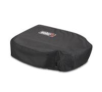 Weber Premium Housse de Protection pour plancha Slate GP 56 cm, Respirante, résistante aux UV et à l’Eau, Protection Contre Le Vent et Les intempéries, Noir (3400202)