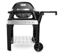 Weber Pulse 2000 Barbecue électrique avec Chariot, Surface de Cuisson 49 x 39cm, températures supérieures à 300°C, régulateur de température numérique & thermomètre - Noir (85010053)