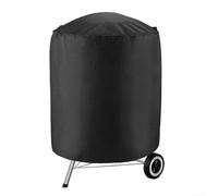 Weber Q1000 Housse pour barbecue à gaz série Q2000, protection de capot imperméable et résistante en tissu polyester noir contre la pluie, le soleil, la neige (61 x 72 cm)