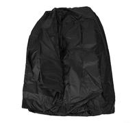 Weber Q1000 Housse pour barbecue à gaz série Q2000, protection de capot imperméable et résistante en tissu polyester noir contre la pluie, le soleil, la neige (76 x 91 cm)
