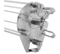 Weber Brochettes Crafted pour rôtissoire – Lot de 6, Acier inoxydable 40 cm (7685)