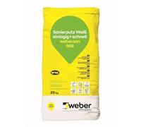 weber.san 958 Enduit de rénovation simple couche et rapide Blanc 20 kg (1)
