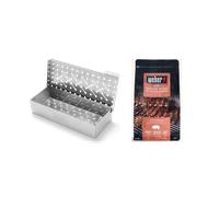 Weber Set 2 Pièces Composé De Grand Fumoir + Chips Pour Poisson / Viande Porc