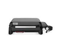 Weber SLATE GP 56 cm Plancha Premium / 2 brûleurs, chaleur uniforme jusqu’au bord, jusqu’à 260 °C, surface antiadhésive émaillée (56 x 41 cm), pieds réglables en hauteur, noir