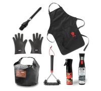 Weber SmokeFire kit de démarrage/Ensemble d’Accessoires avec Outils de Nettoyage et ustensiles pour modèles SmokeFire - Noir (18307)