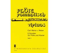 WEBER - Sonatas (6) Op.10 Vol.1: nº 1 a 3 para Flauta y Piano (Richter)